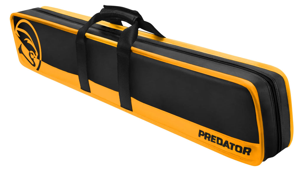 Predator Roadline Black/Yellow Soft Pool Cue Case - 4 Butts x 8 Shafts (4x8)