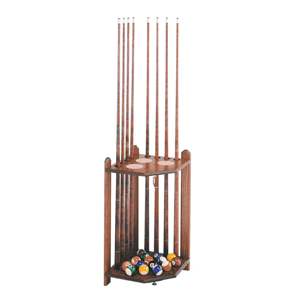 The DELUXE Corner Cue Stand #600 by Olhausen