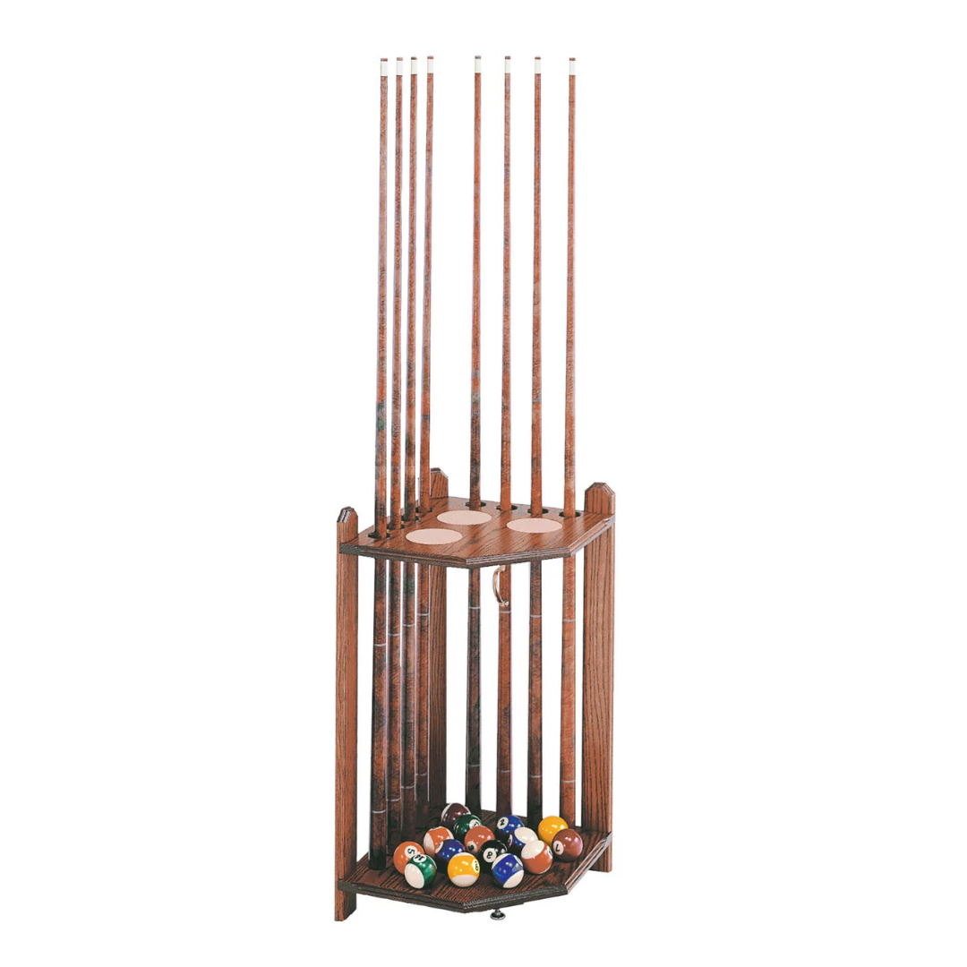 Corner Pool Cue Standing Floor Rack by Olhausen For Sale Online