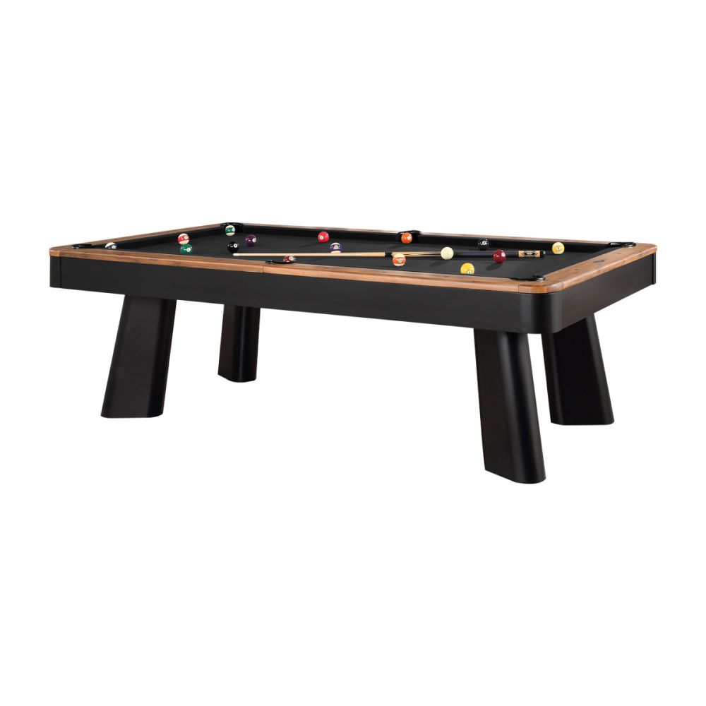 The NOUVEAU Acacia & Black 8ft Pool Table by Imperial