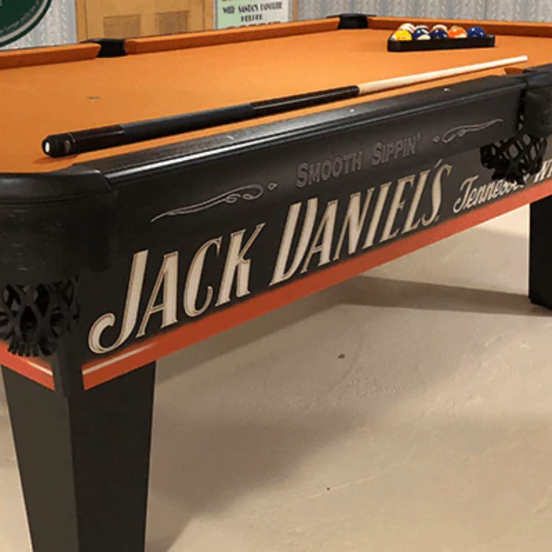The Jack Daniels Laminate Table by Olhausen – Buffalo Billiards