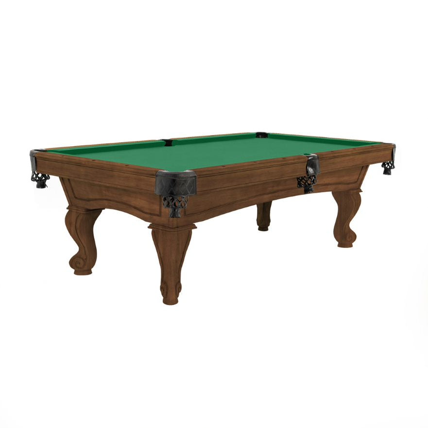 The "RESOLUTE" Whiskey Ram Horn Leg Pool Table by Imperial