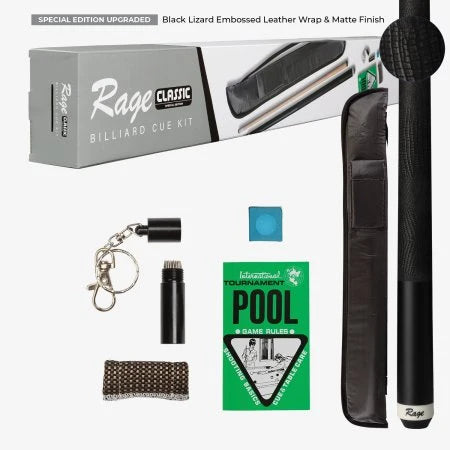 Black Rage Pro Billiard Cue Kit
