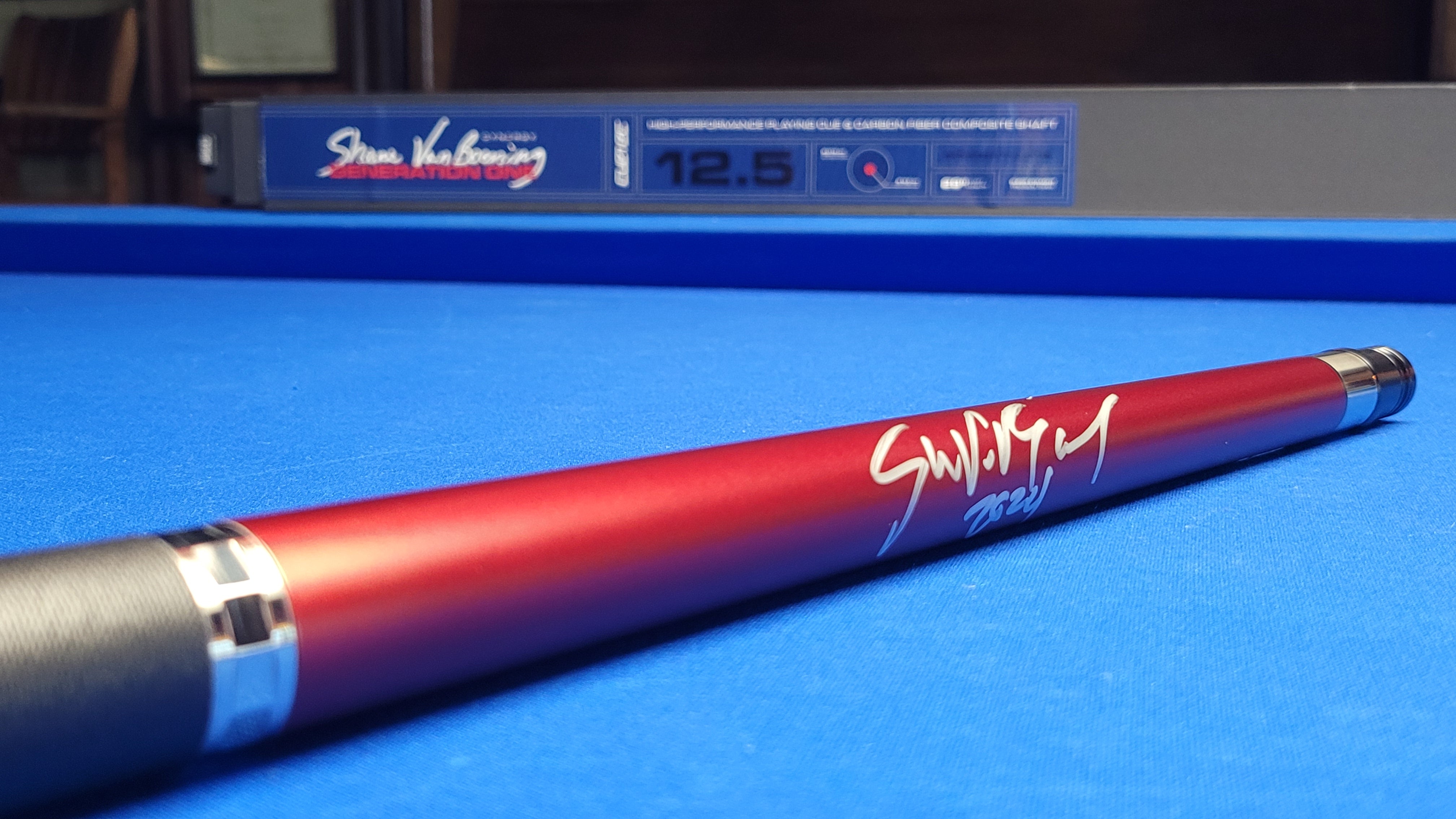 Cuetec Cynergy SVB Gen One Ruby Red - Signed by Shane Van Boening