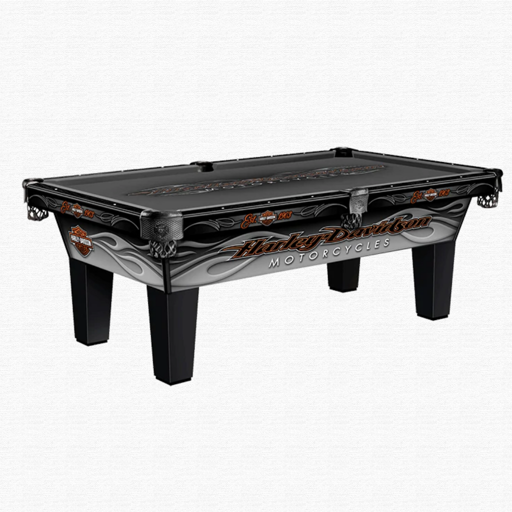 The Harley Davidson 7ft LOGO Table by Olhausen IN STOCK NOW