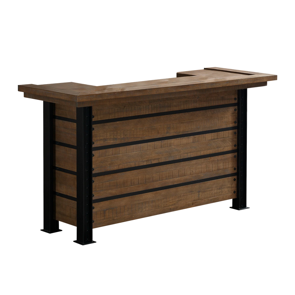 The "Gateway" Home Bar in Reclaimed Wood by American Heritage