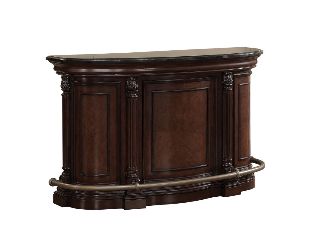 The "Emilio" Home Bar in Suede by American Heritage