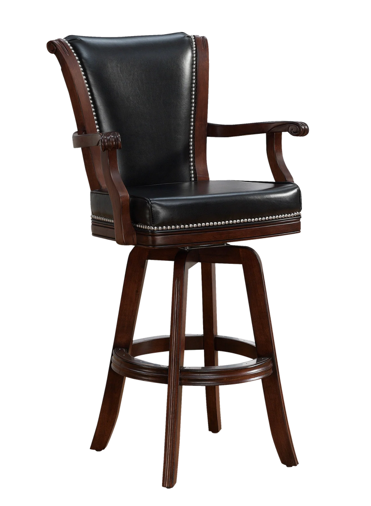 "Napoli" Stool in Suede by American Heritage