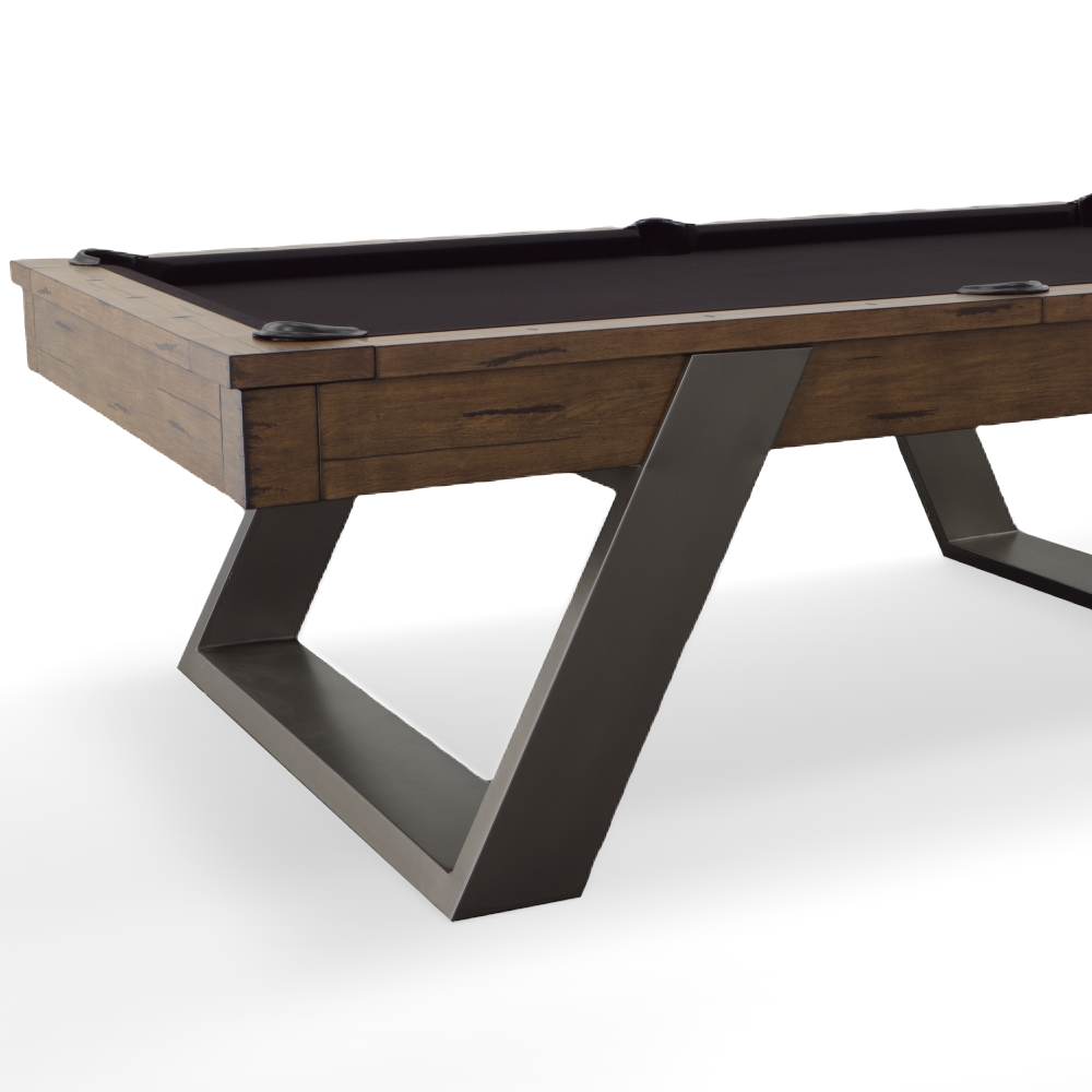 The "MODESTO" 8ft Pool Table by Plank and Hide Buffalo Billiards