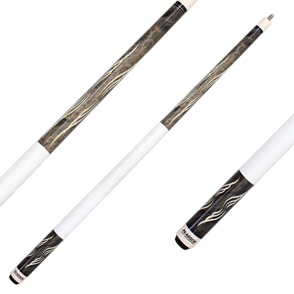Pearson PK Carbon Clear Cue Grey with White Handle - IN STOCK