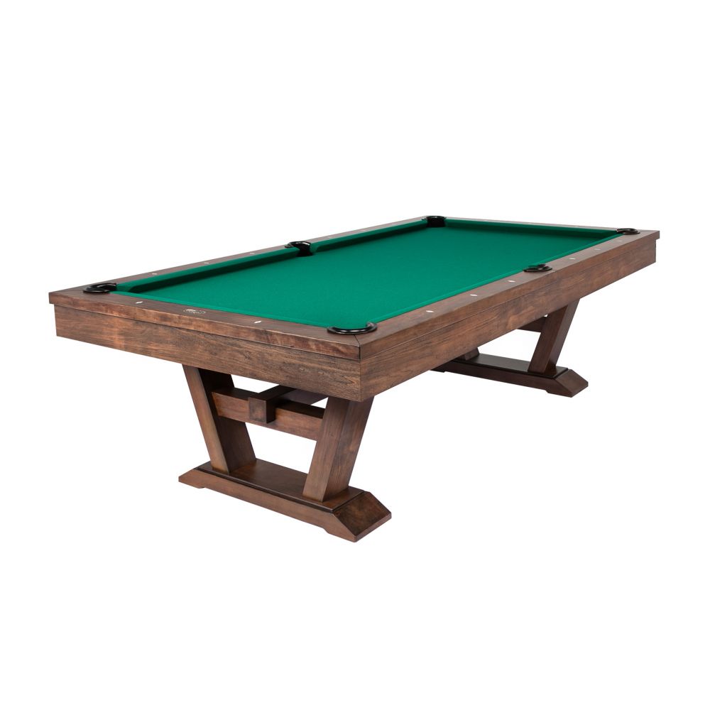 The SCOTTSDALE 8ft Whiskey finish Pool Table