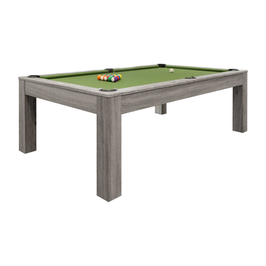 PENELOPE II Silver Mist Pool Table with Dining Top