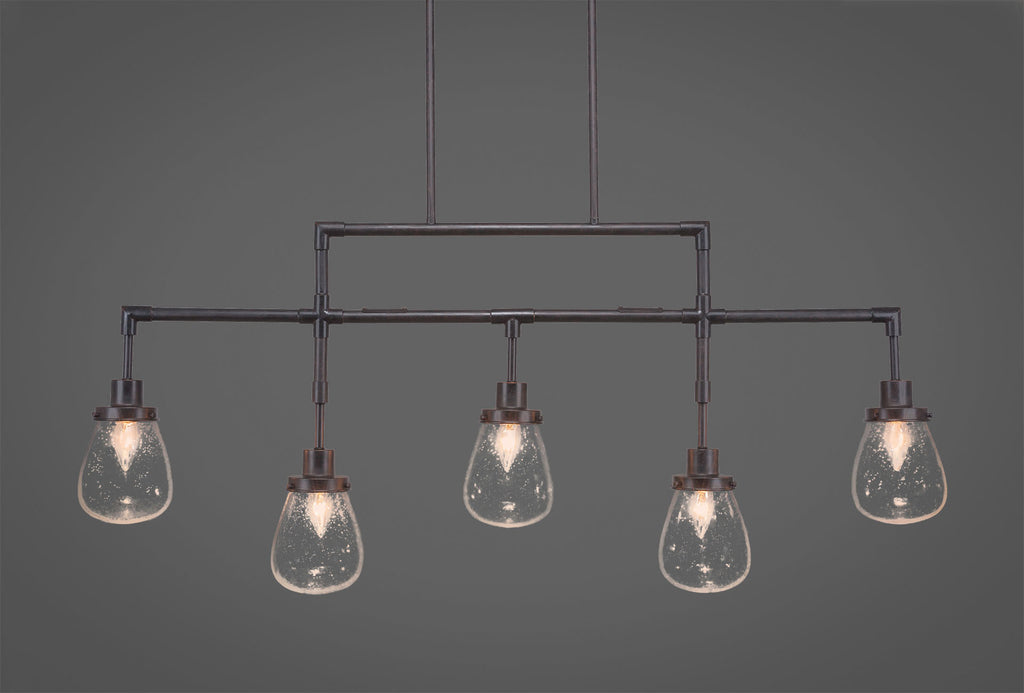 Toltec Meridian Dark Granite 5 Lights 1235-DG-471