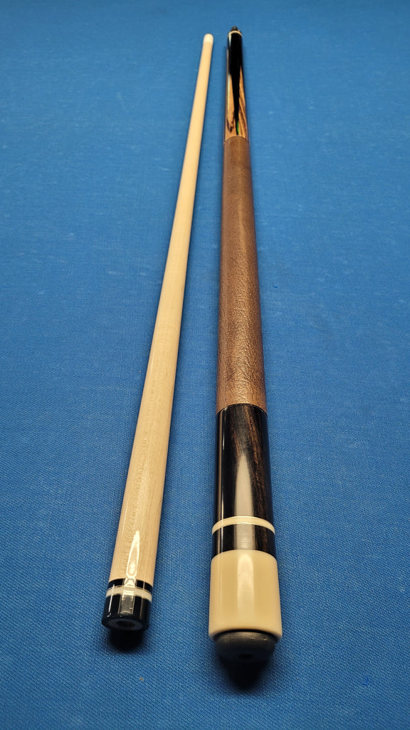 Ebony & Zebra wood Pool Cue by Billy Teeter
