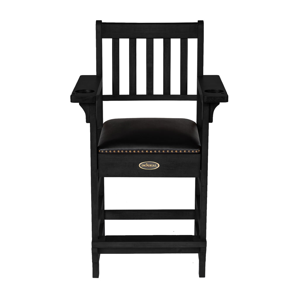 Spectator Chair "BLACK" with Drawer by Imperial