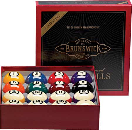 Brunswick Centennial Standard Billiard Ball Set For Sale Online