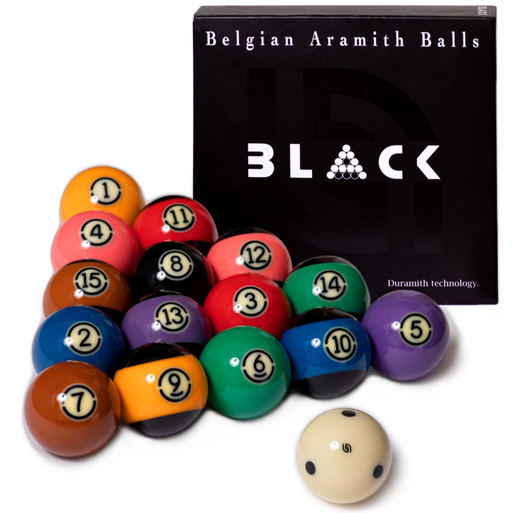 Aramith BLACK Tournament Ball Set