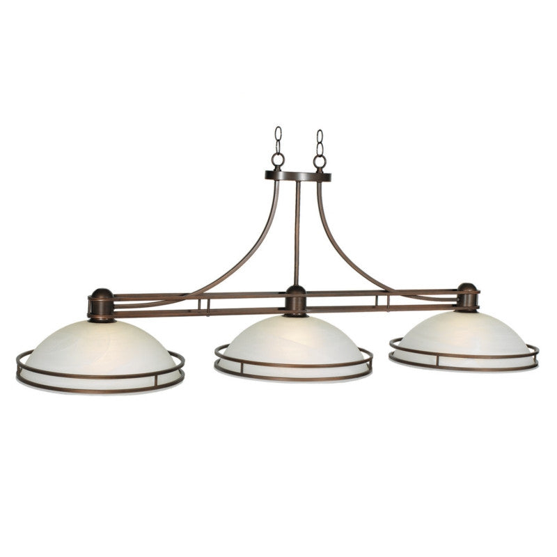 Cosmopolitan - 56" 3 Light Billiard ight - Bronze