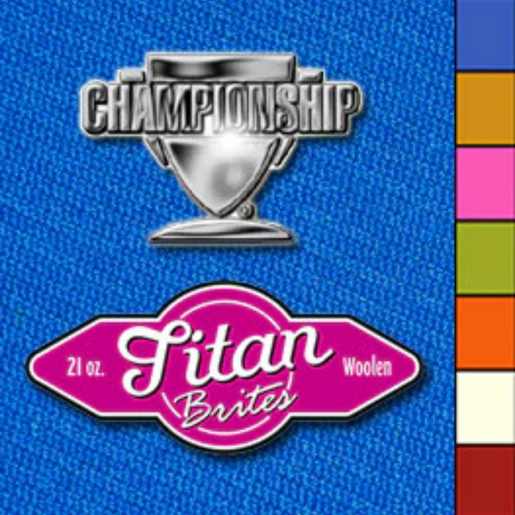 Championship Titan Brites Neon Pool Table Felt