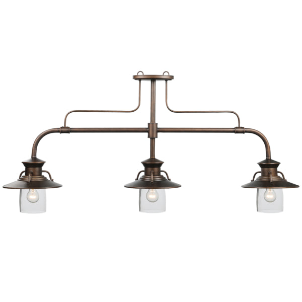 RAM 60" EDI-B60 3 Shade Pool Table Lamp