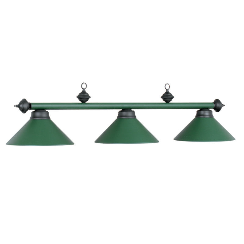 54" 3 Light Billiard Light - Matte Green