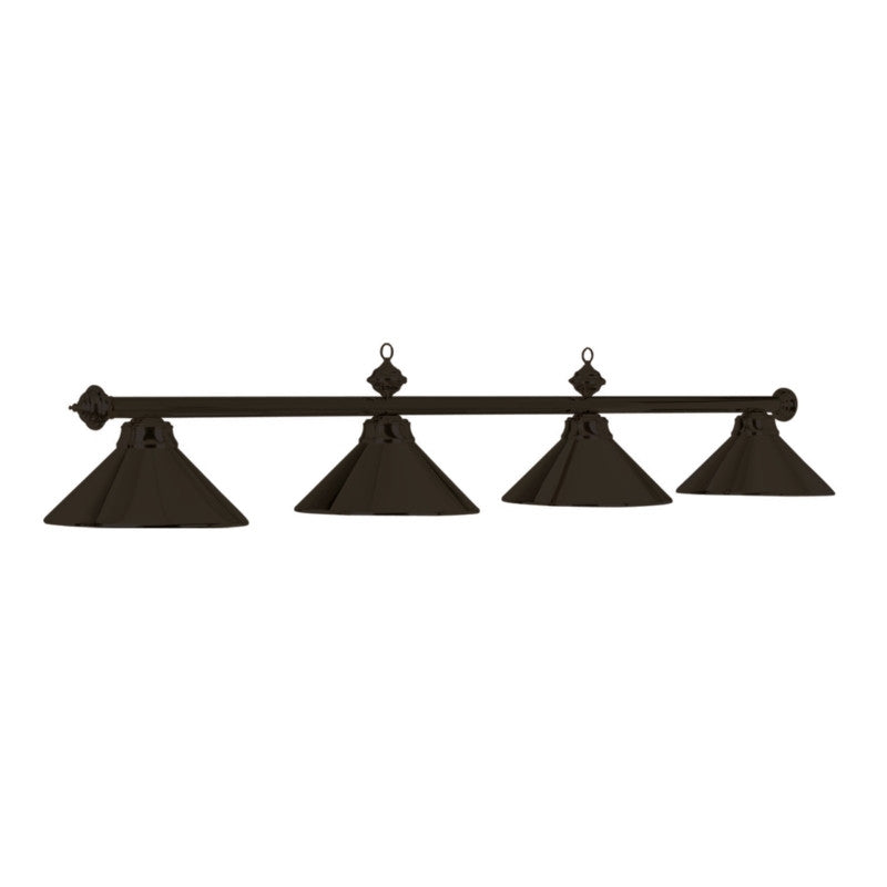 78" 4 Light Billiard Light - Matte Black/Matte Black