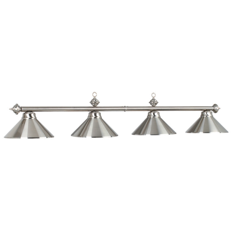 78" 4 Light Billiard Light - Stainless Steel