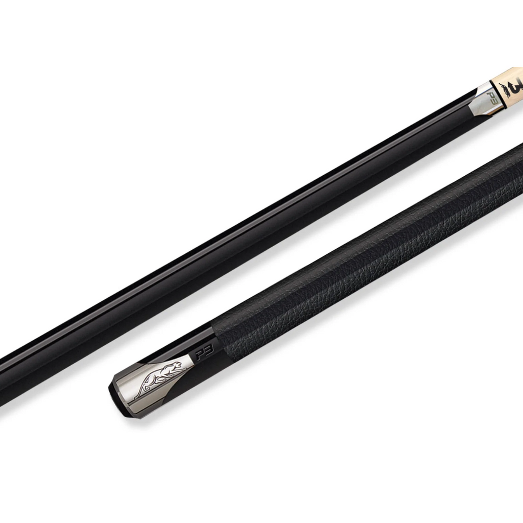 Predator Black P3 Pool Cue with Luxe Wrap 12.4 REVO Shaft