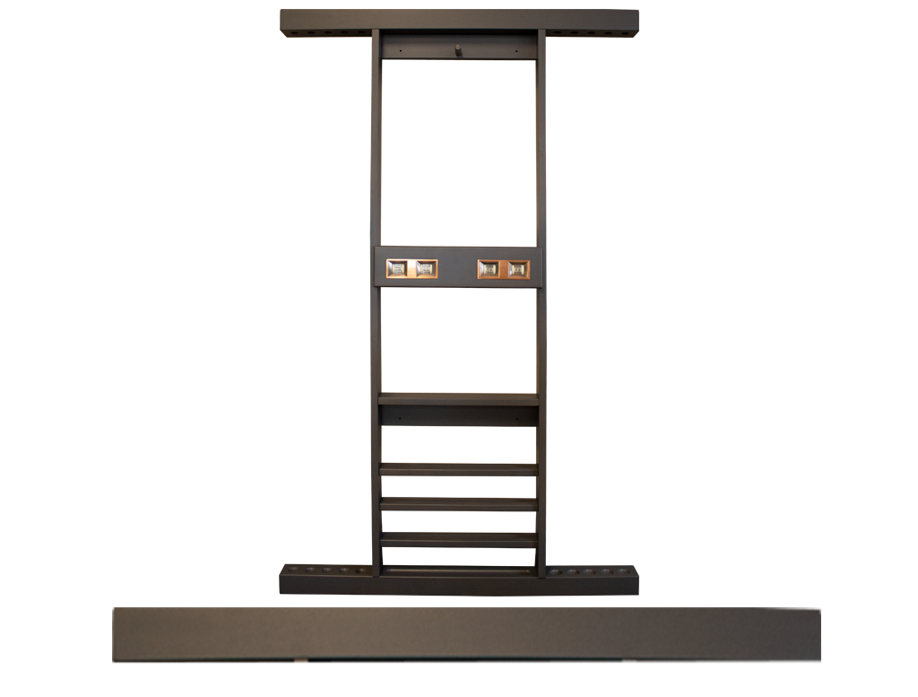 The West End Deluxe Cue Rack #763 by Olhausen