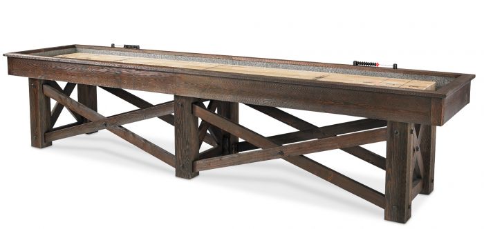 The "McCormick" Shuffleboard Table by Plank and Hide