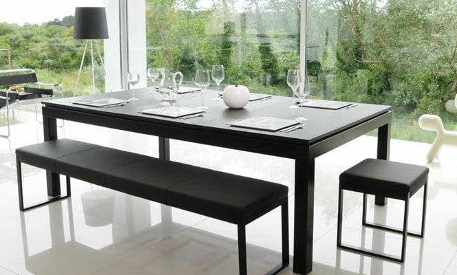 Fusion ~ Black Powder Coated Table 7'