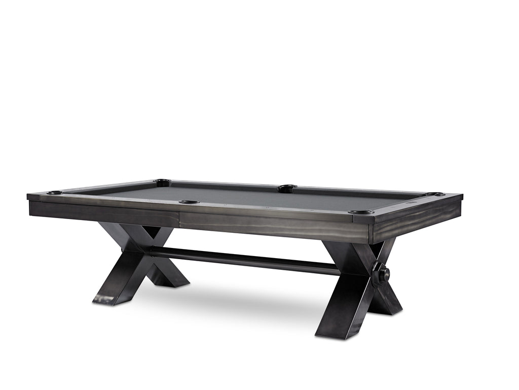The "VOX" STEEL Pool Table by Plank and Hide