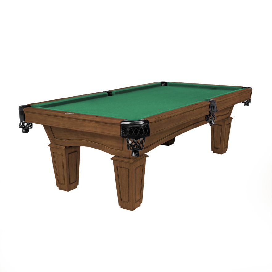 The "RESOLUTE" Whiskey Tapered Box Leg Pool Table by Imperial